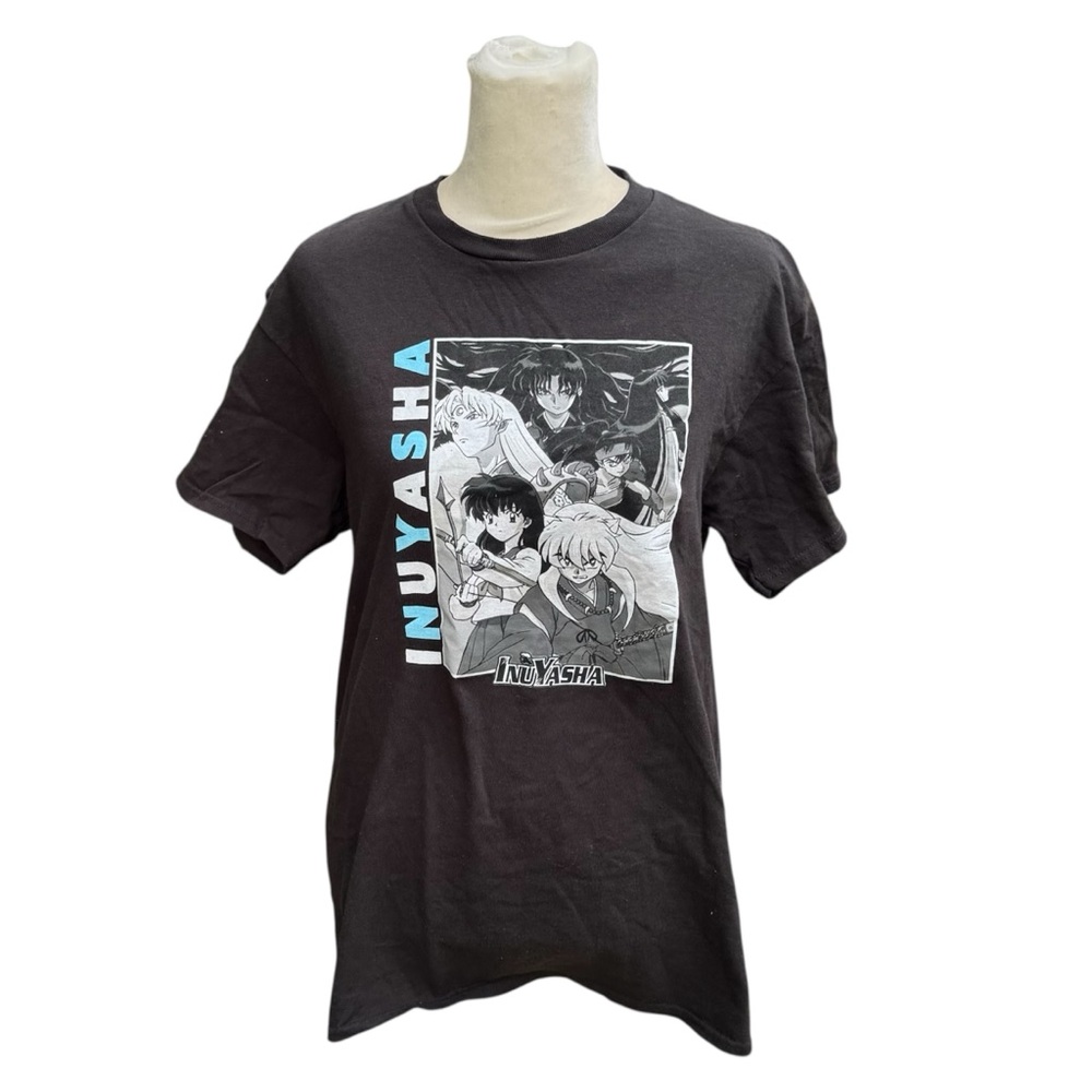 Anime Manga Inuyasha Group Kagome Black Graphic Tshirt Unisex Medium NWT